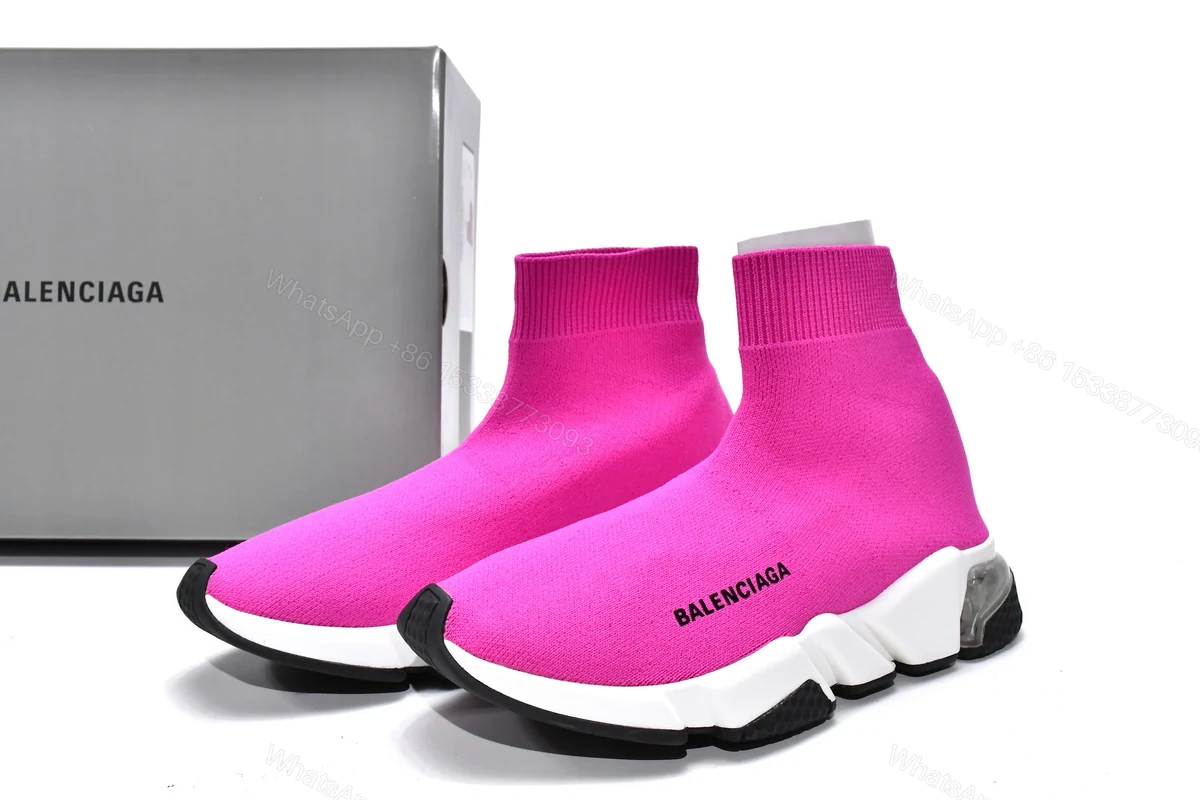 Balenciaga Speed Trainer Rose Red — view 2