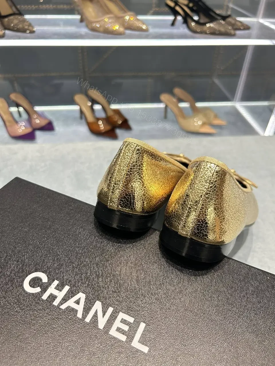 View 7 of Elegant Metallic Quilted Pumps — Comfortable All-Day Luxury