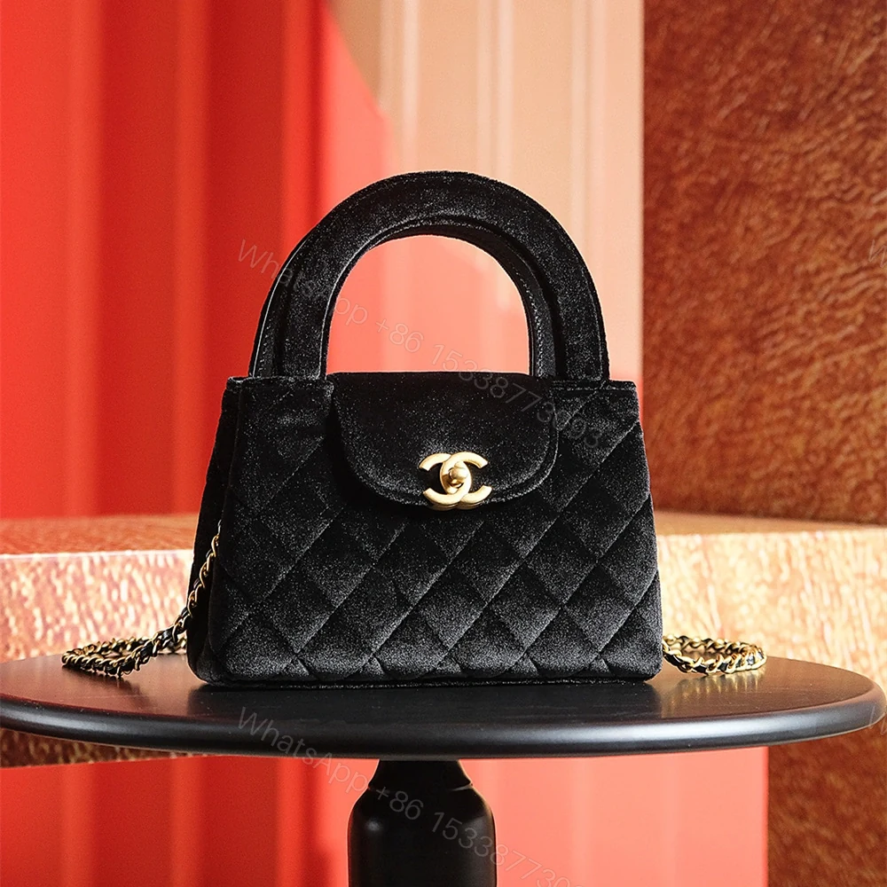 高仿Chanel*24A系列AS4416絲絨Mini斜挎包免檢版 — view 1