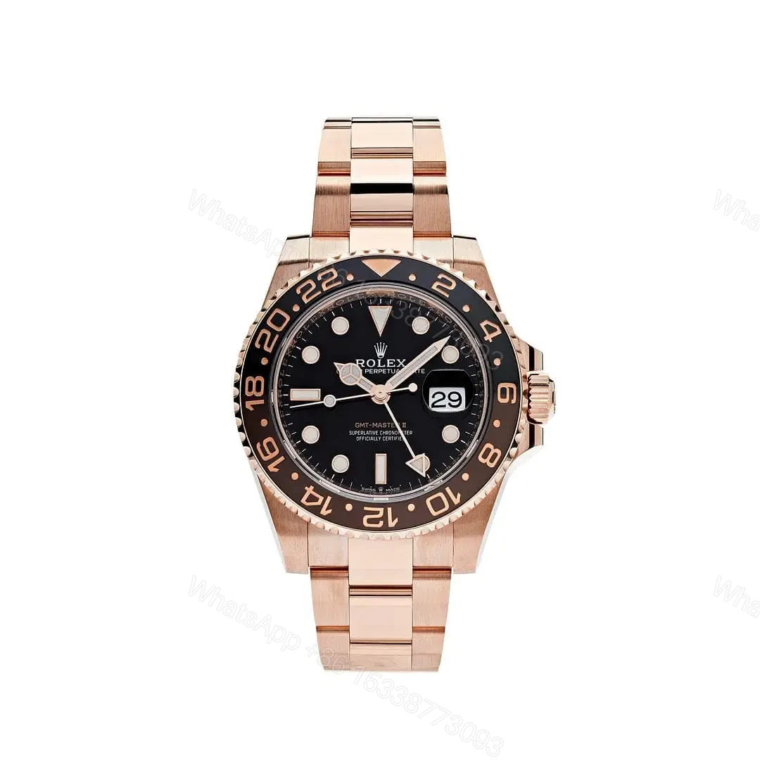 Rolex Gmt Master II Rose Gold | Master Copy Watches — view 1