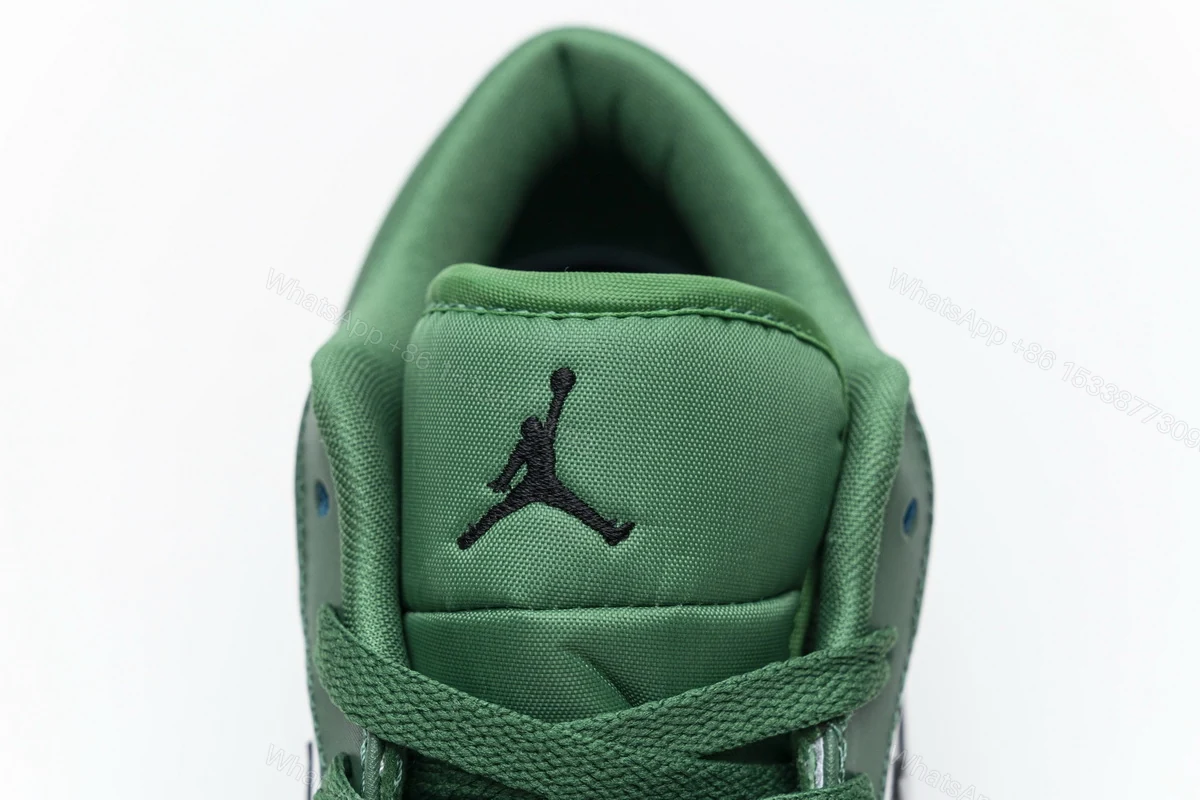 View 7 of Air Jordan 1 Low Pine Green 553558-301