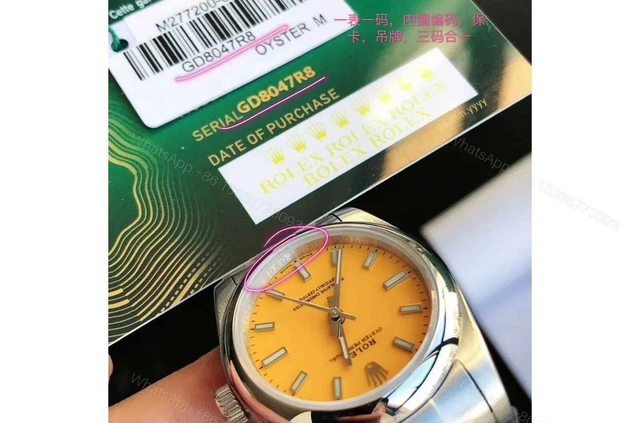 View 6 of Replica Rolex Oyster Perpetual SS/SS Yellow/Stk 31/41 mm