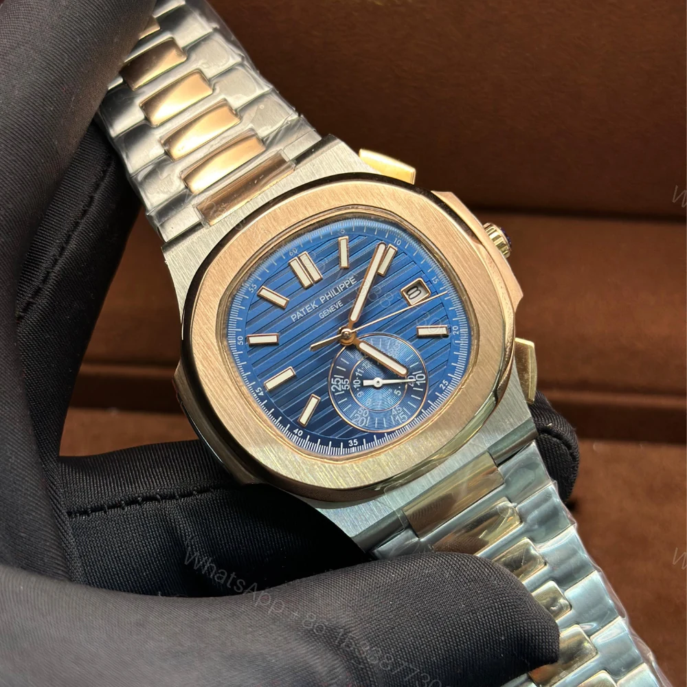Patek Philippe Nautilus Chronograph Steel and Gold — view 1