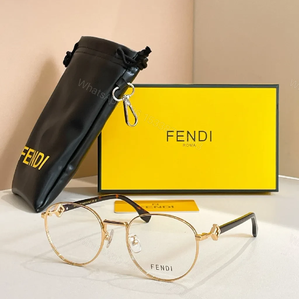 Gold-Tone Geometric Metal Glasses – Luxury All-Day Comfort — view 1