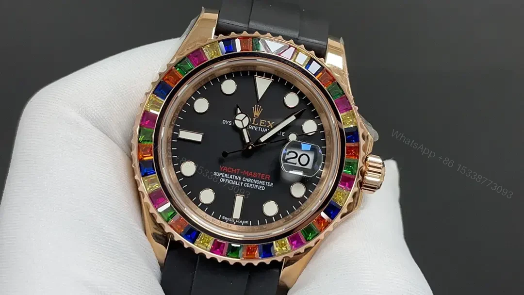 View 3 of Rolex Yacht Master Golden Sail Candy Bean 40mm Automatic Watch RLX-YM-GOLD-CANDY-40
