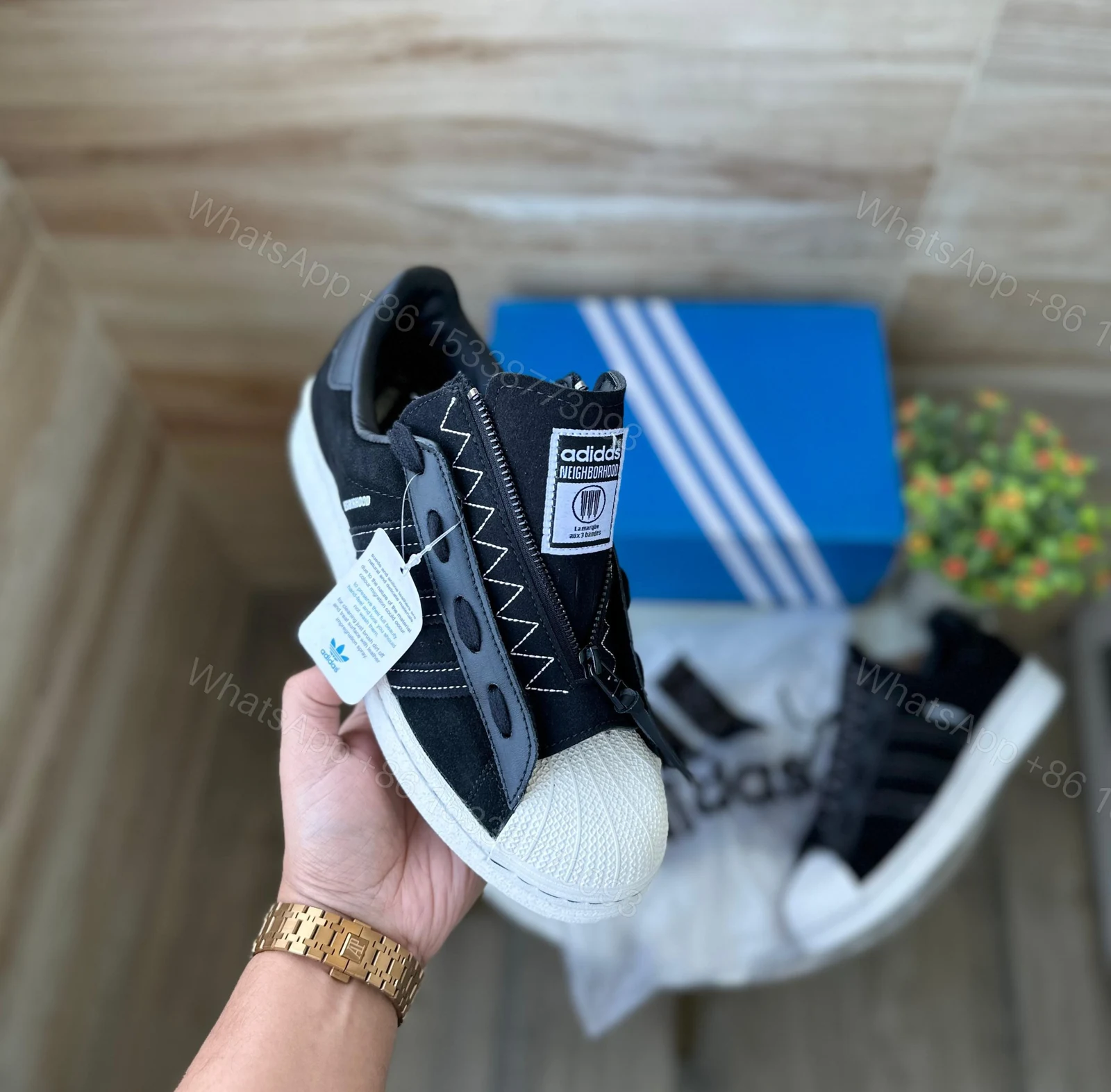 First Copy Adidas Superstar Neighborhood Edition Sneakers — view 1