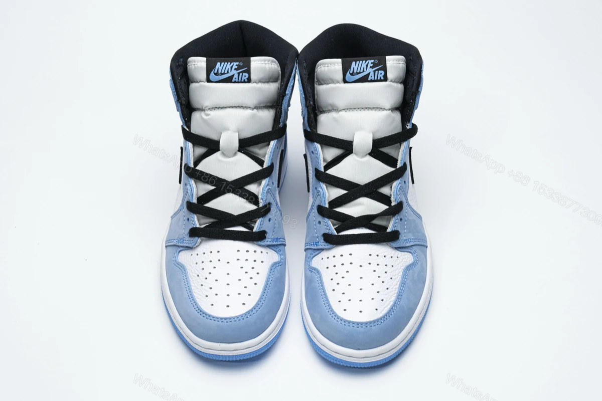 View 3 of Air Jordan 1 Retro High White University Blue Black 555088-134(High quality)