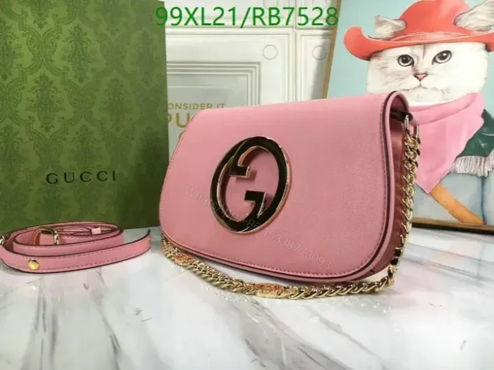 View 2 of GUCCI Replica Blondie Mini Pink Bag AAAA+ RB75288