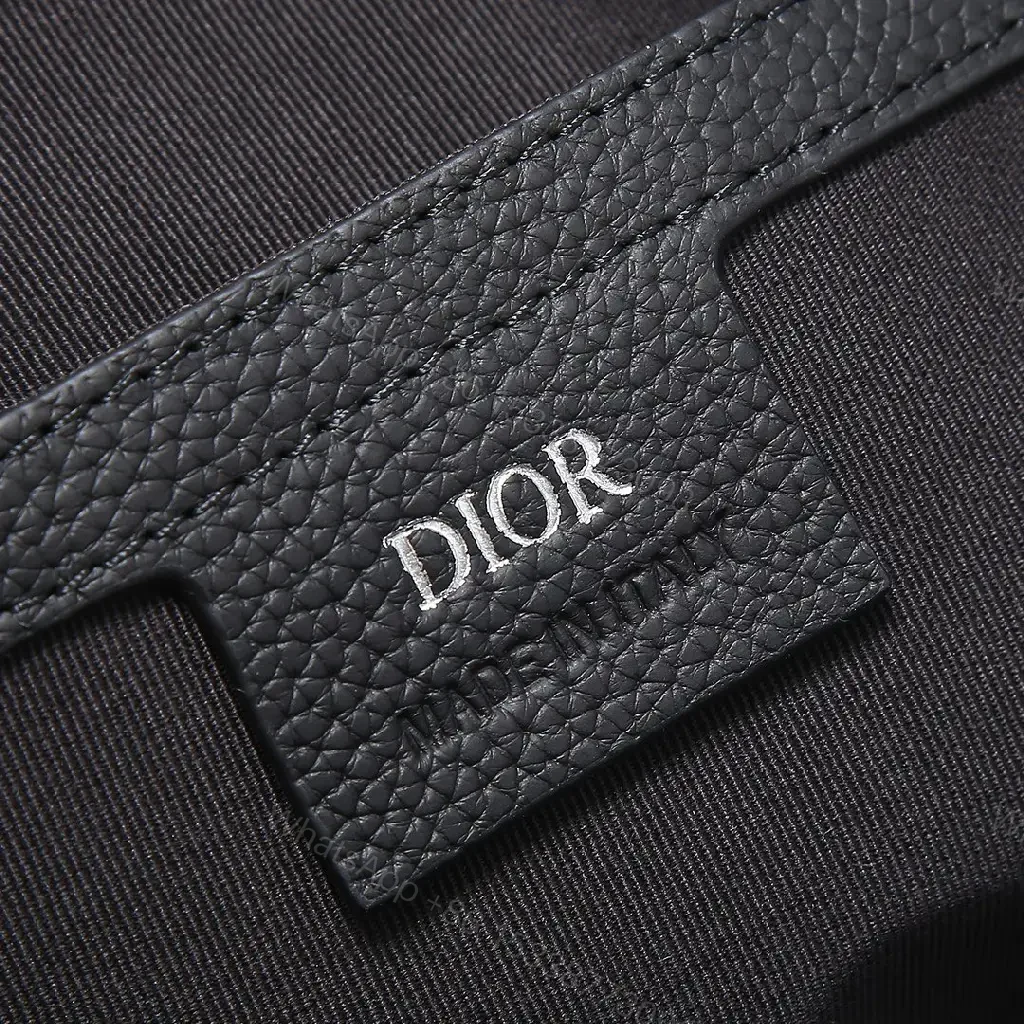 View 9 of Monogram Textured Messenger Bag: Modern Luxury Carryall