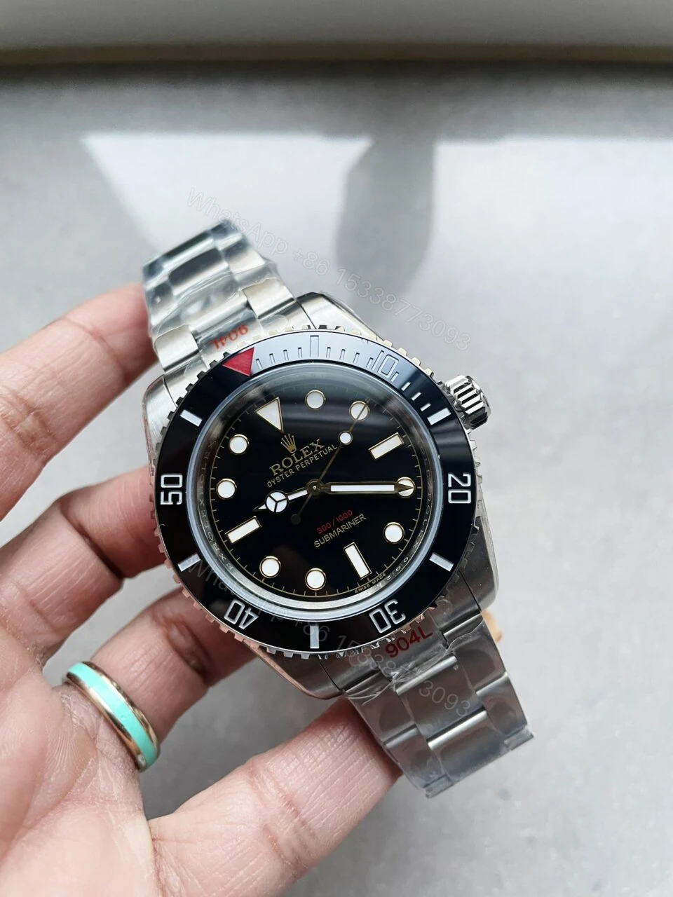 View 2 of GMF FACTORY 1:1 Rolex Submariner “Tempus Machine Red Depth 216A” 904L SS Black Dial A3130