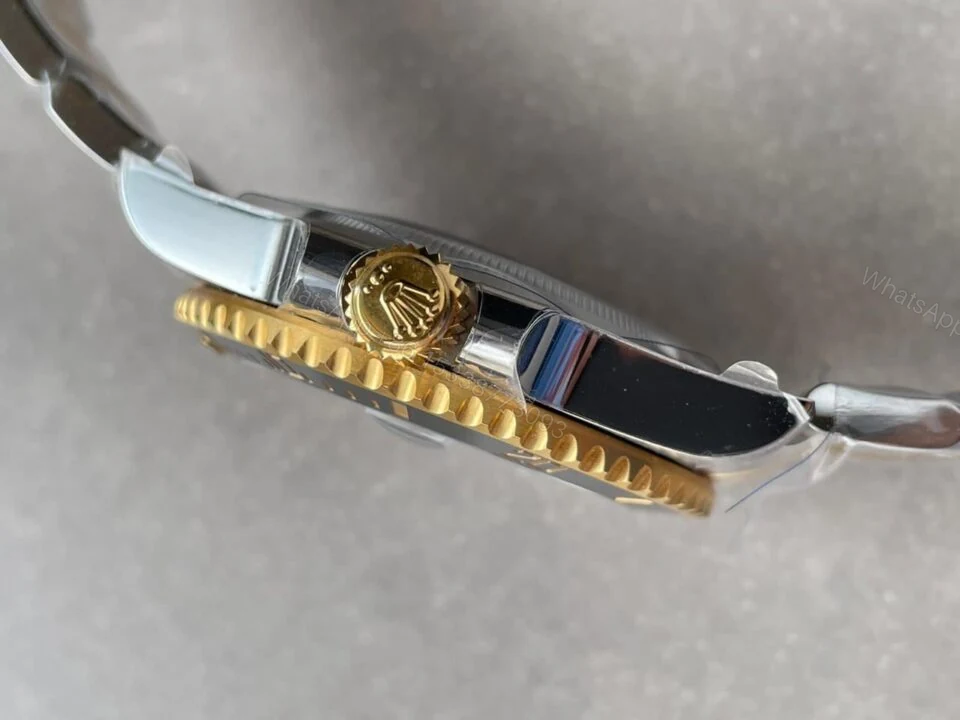 View 7 of VSF FACTORY 1:1 Rolex Submariner 116613 LN SS/YG Best Edition Black Ceramic 904L Steel VS3135