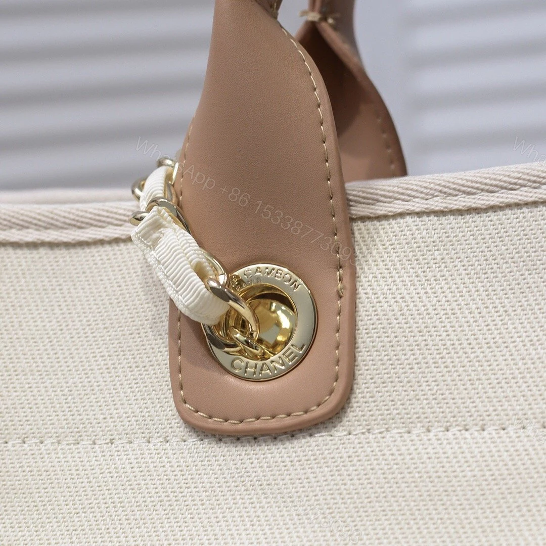 View 7 of Chanel Deauville Tote Bag