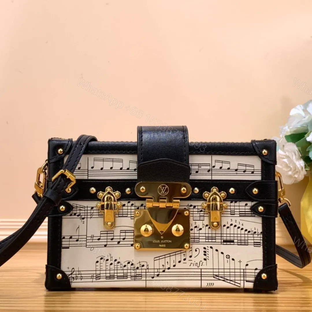 Louis Vuitton LV Petite Musical Pattern Like Auth Handbags 20×12.5x5cm — view 1