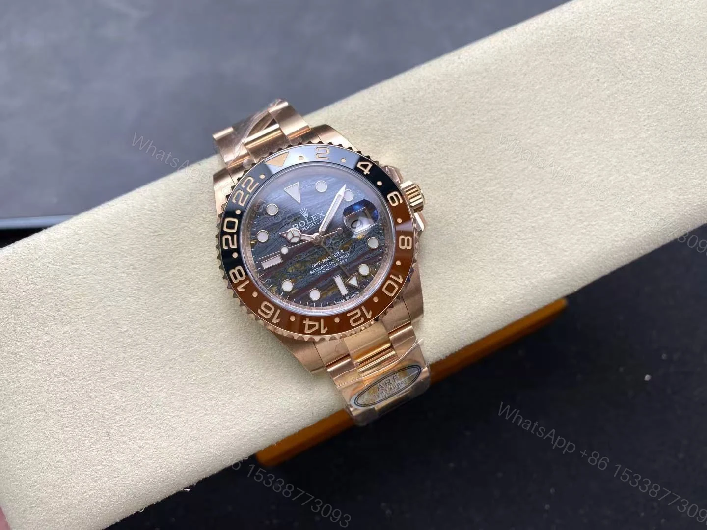 View 5 of Super Clone Replica GMT-Master II Tiger Iron Dial (2025)