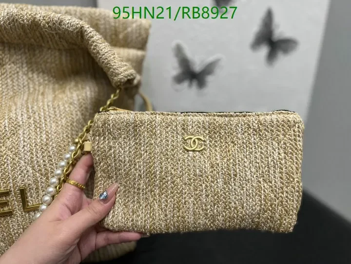 View 2 of Chanel Large Raffia Woven Women’s Bag Natural Design RB9876 – Unique Artistic Touches