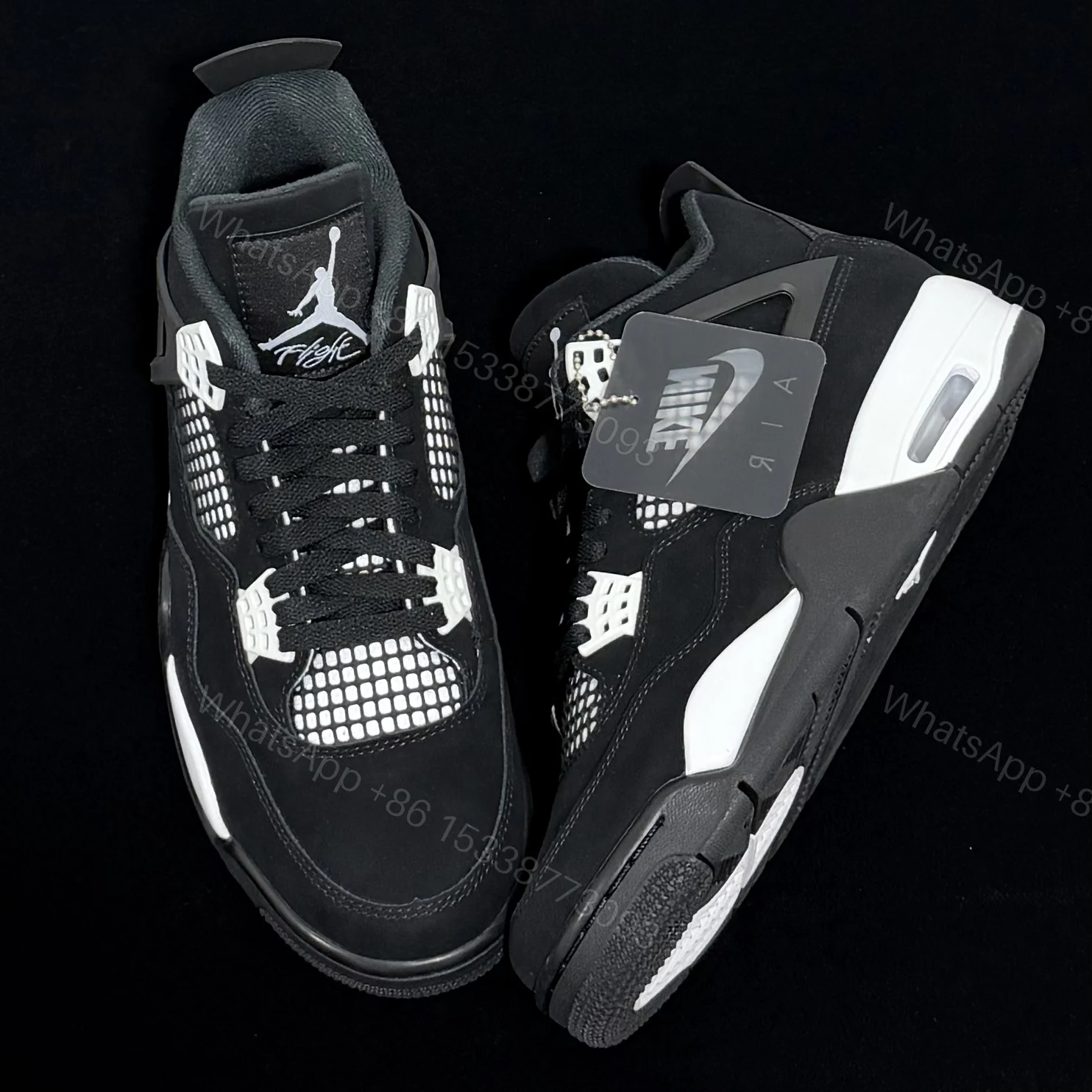 View 7 of Air Jordan 4 Retro White Thunder Reps