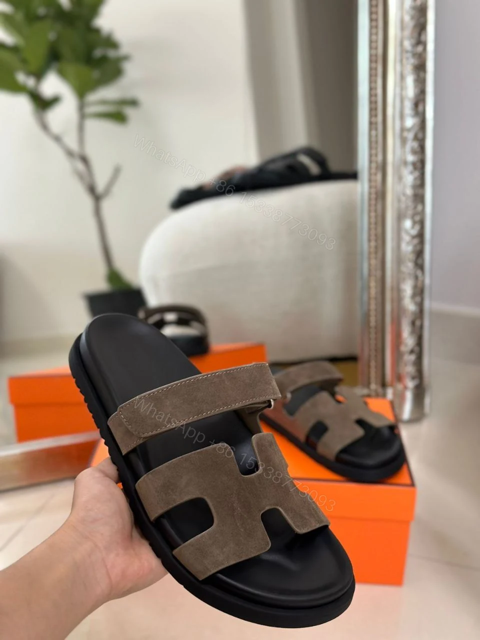 View 2 of Design Hermes Sandals Chypre
