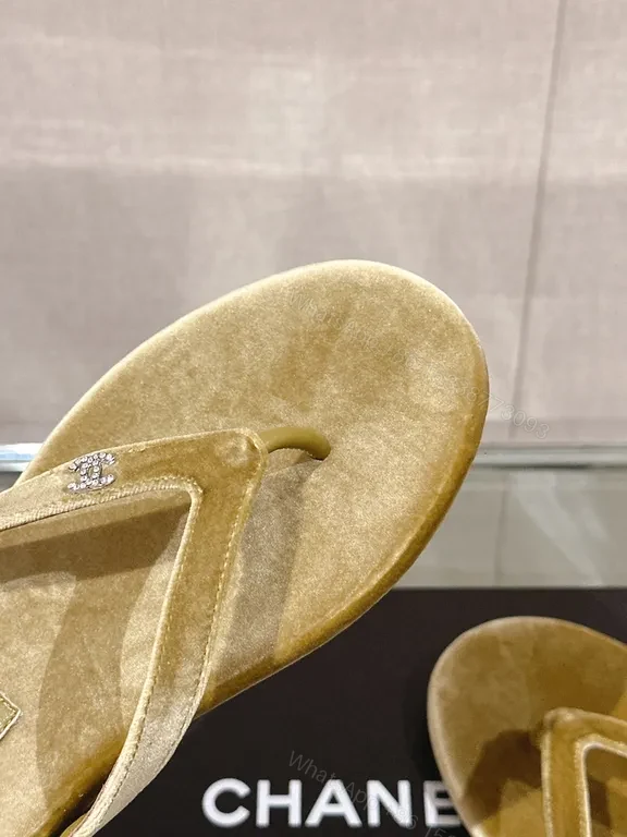 View 3 of Velvet Chanel-Inspired Slides: Luxe Everyday Comfort