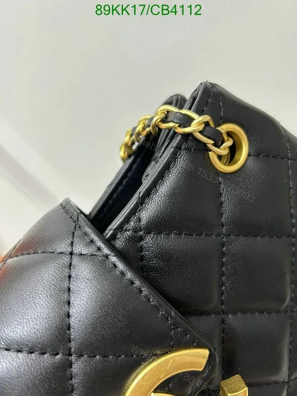 View 8 of Chanel 24C Quilted Lambskin Messenger Bag