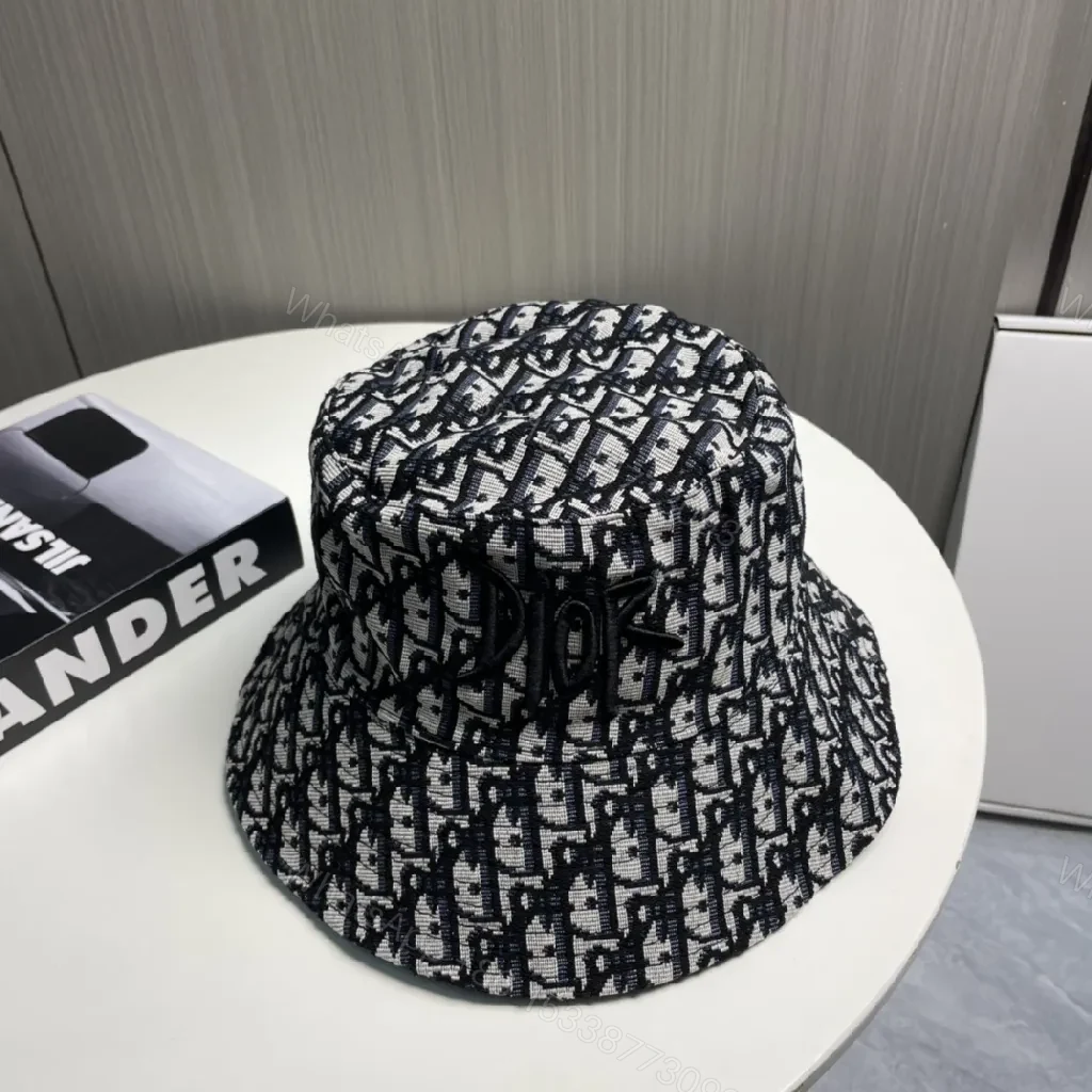 View 2 of Bold DIOR-Logo Bucket Hat: Textured Everyday Luxe