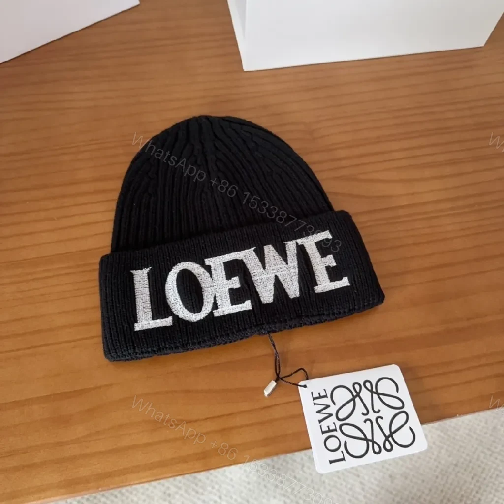 View 6 of Bold Logo Knit Beanie: Luxe Everyday Warmth, Black