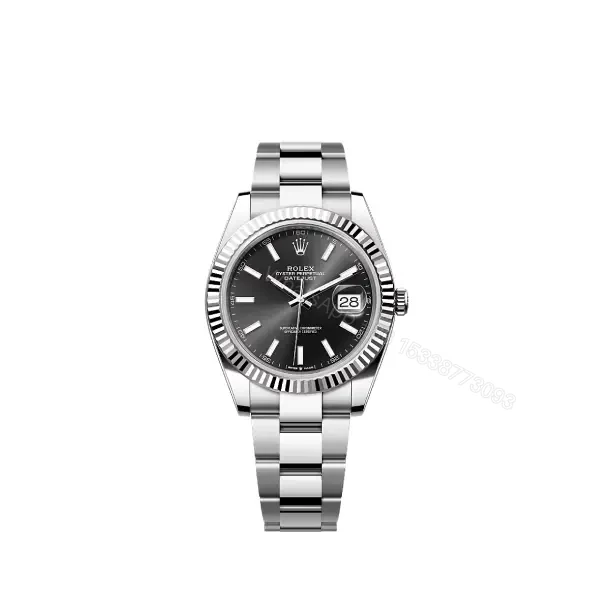Rolex Datejust 41 126334 Super Clone : White Rolesor White Dial Oyster — view 1