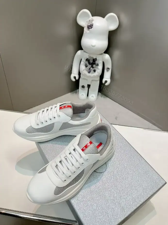 View 9 of PRADA AMERICA’S CUP SOFT RUBBER AND BIKE FABRIC SNEAKERS – PRD004