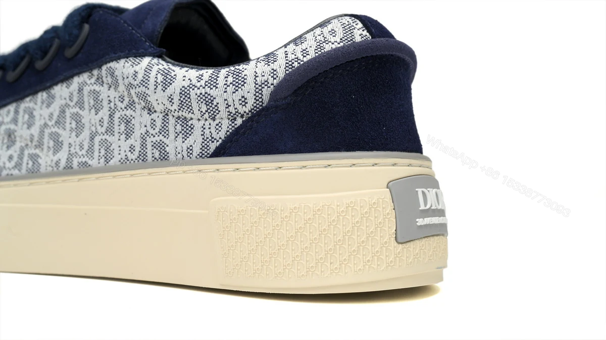 View 8 of Dior B33 Sneakers Release White Blue 3SN272 ZIR1 6536