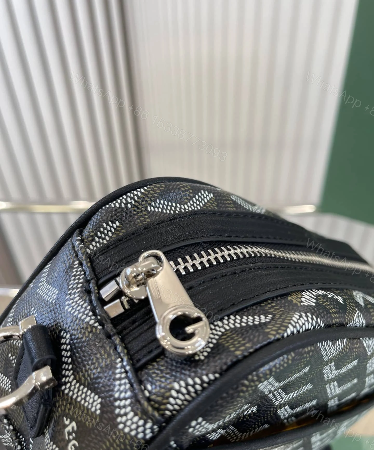 View 7 of GOYARD CAP VERT PM BAG BLACK 22CM CAPVE2PMLTY01CL01P