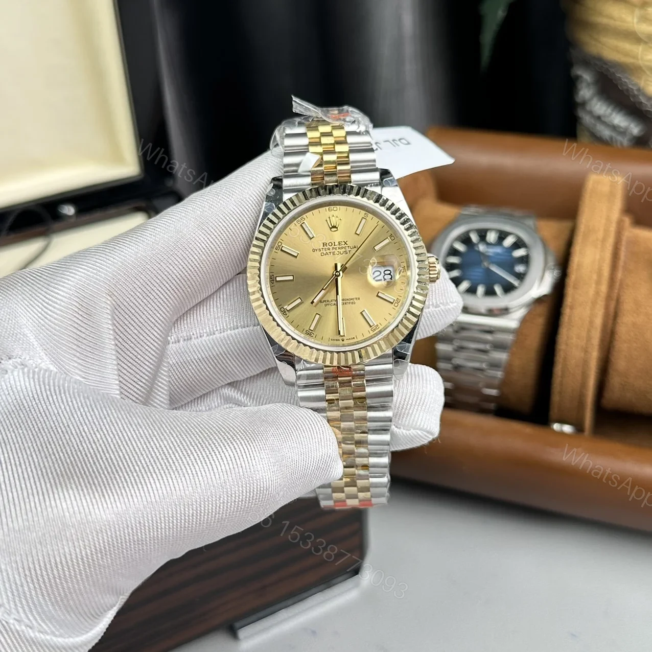 View 2 of Rolex Datejust Champagne Dial 126333-0010 41 mm