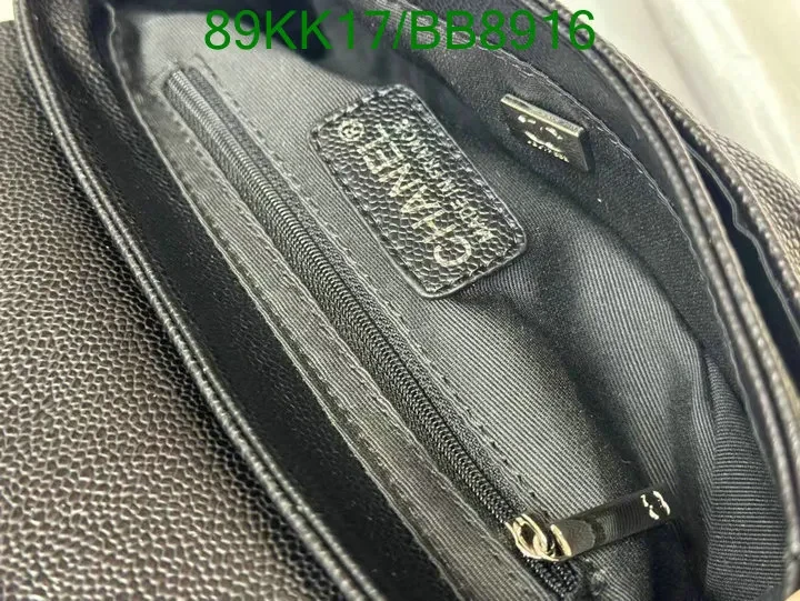 View 6 of Chanel Small Half Moon Bag in Black Caviar HV7421