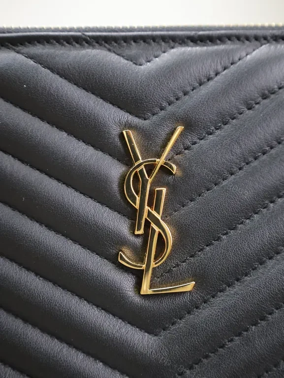 View 8 of Chic Quilted Clutch â€“ Leather, Luxury Style, YSL-Inspired