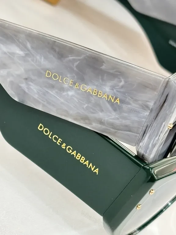 View 9 of Dolce & Gabbana Black Acetate Sunglasses â€“ Luxe Cat-Eye Glow