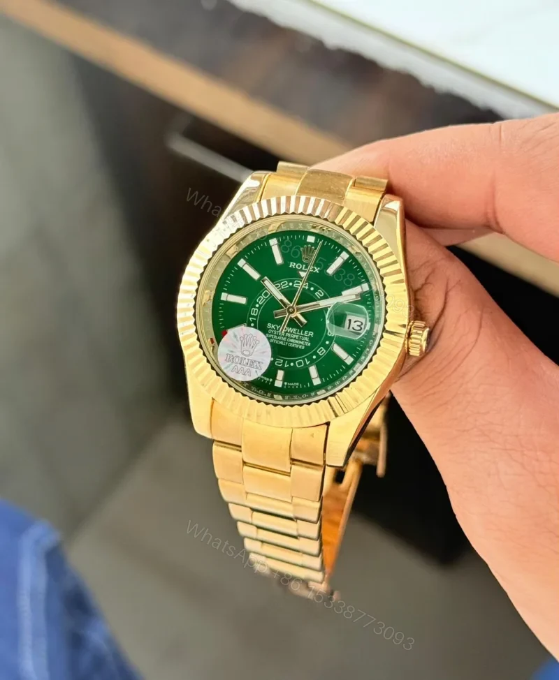 View 3 of Rolex Sky-Dweller Green Dial Automatic 40MM