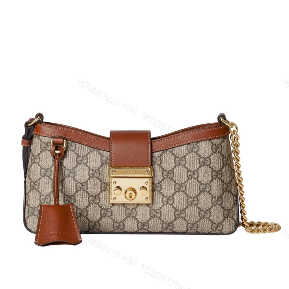 Gucci Padlock Small Shoulder Bag Brown 25Cm 811705 KHNKG 8534 — view 1