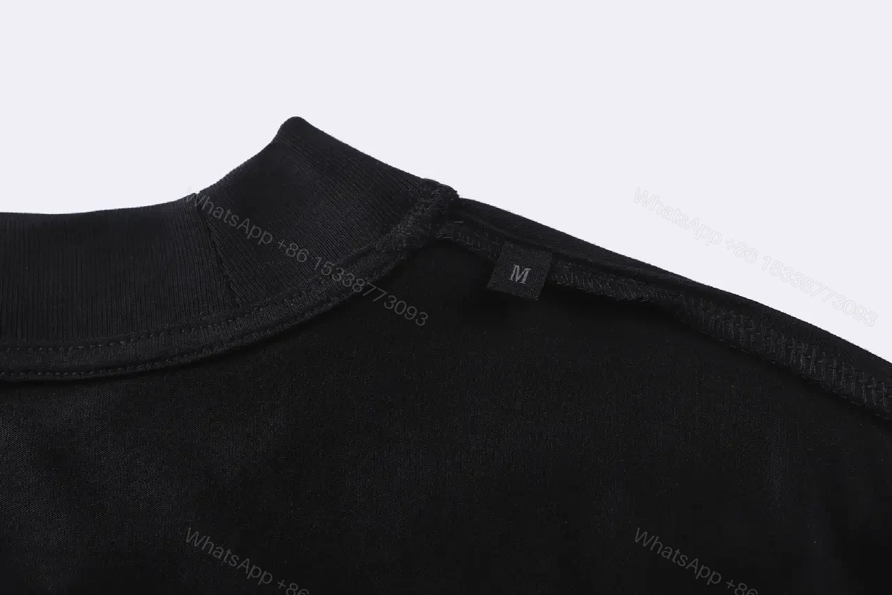 View 7 of Minimalist Black Cotton Tee – Elevated Everyday Essential, Relaxed Fit