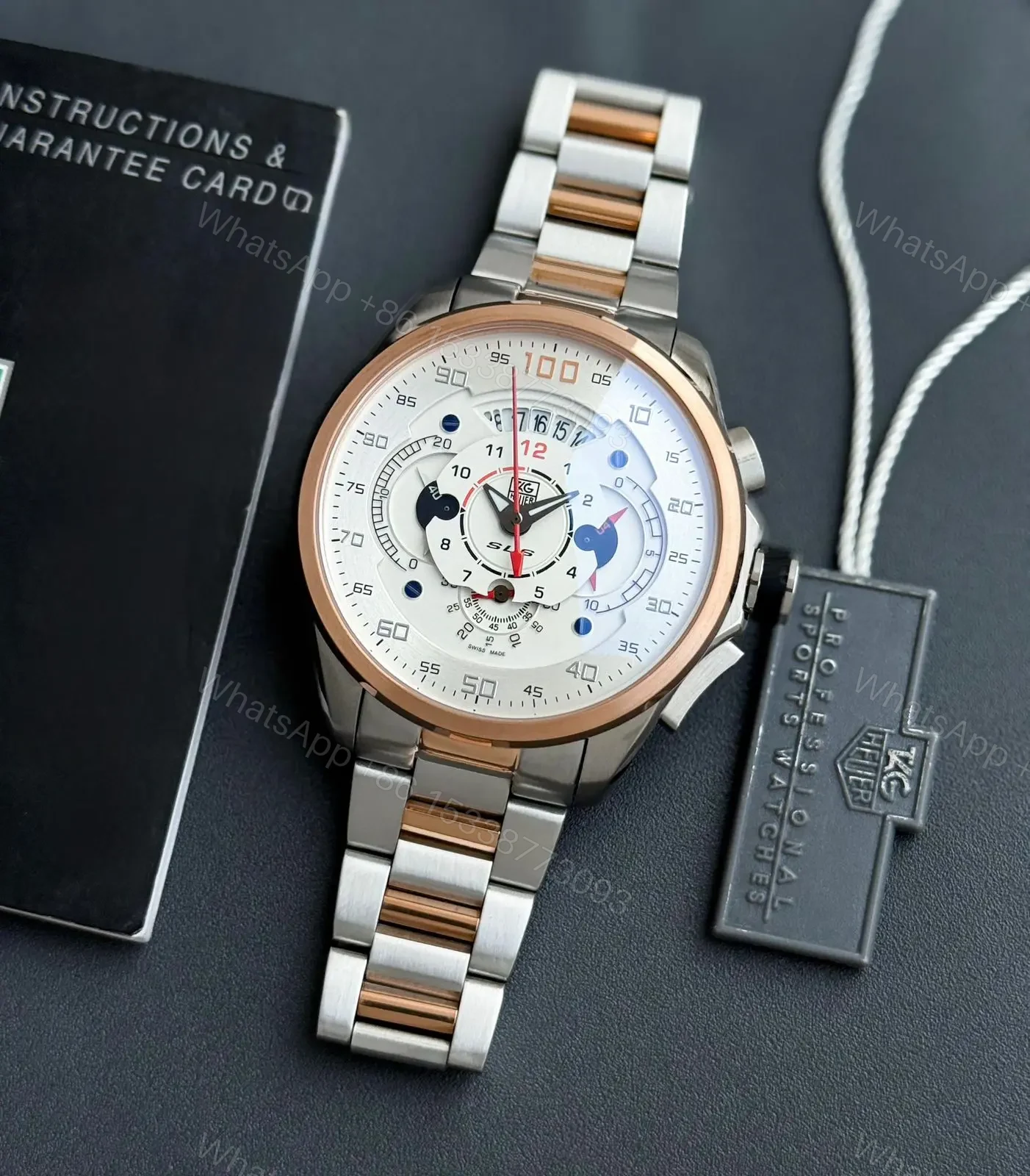 View 5 of Tag Heuer Analog Chronograph working