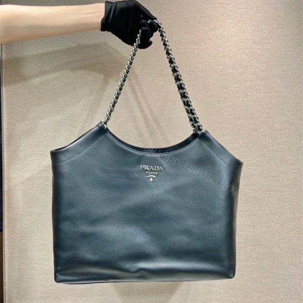 View 9 of 高仿Prada*Tote系列1BA638黑色免檢版