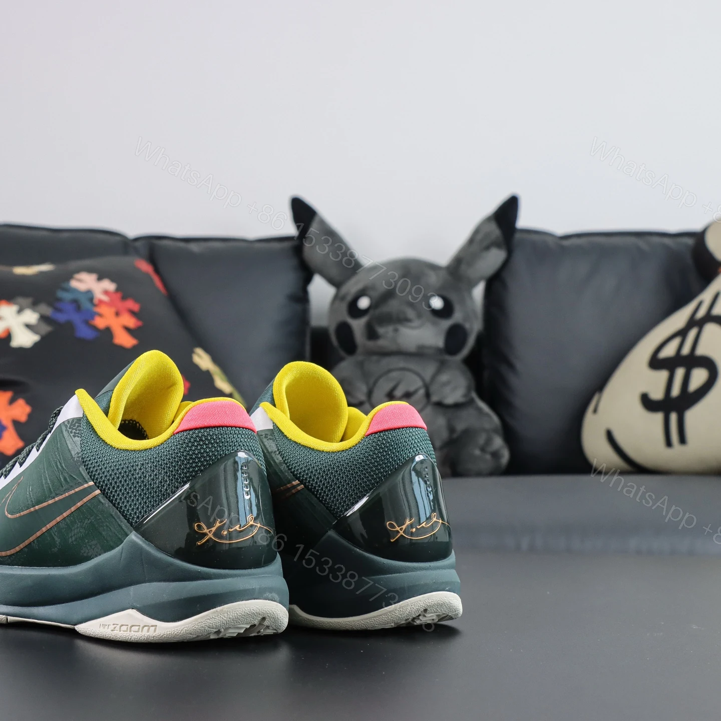 View 5 of Kobe 5 Protro “EYBL Forest Green” Reps