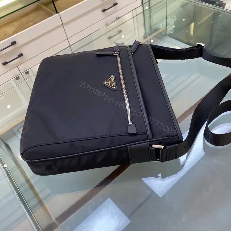 View 6 of Water-Res nylon Crossbody: Prada-Inspired, Quiet Luxury Bag