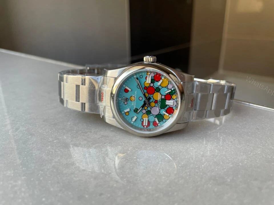 View 9 of KRF Factory 1:1 Rolex Oyster Perpetual 36 126000 904L SS Bubble Dial A2824