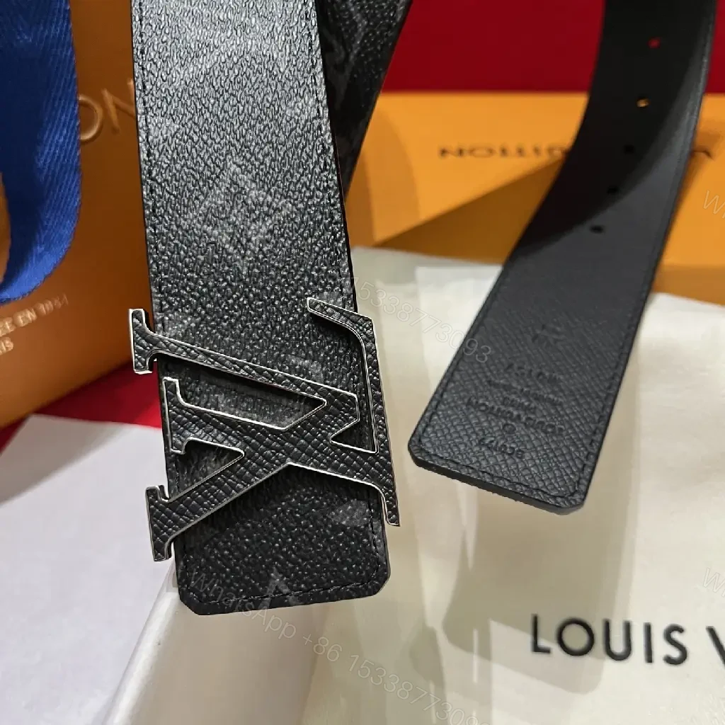 View 3 of Textured Leather Belt — Mono Buckle, Modern Luxury, All-Day Comfort