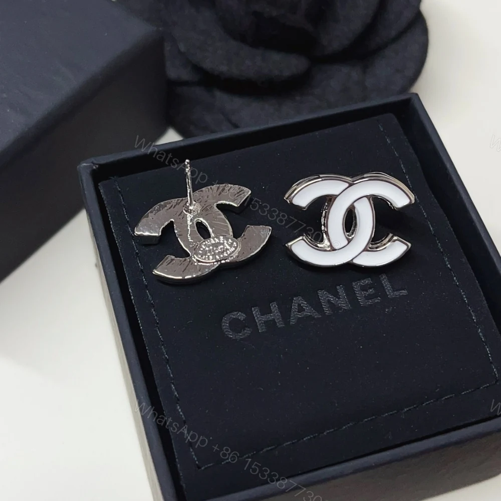 View 3 of CHANEL 25S EARRINGS WHITE SILVER METAL ABF565 B20465 U0776