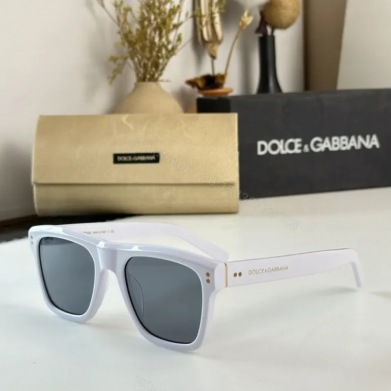 View 5 of Chic Blue Acetate Sunglasses â€” Gradient Lenses, D&G Style