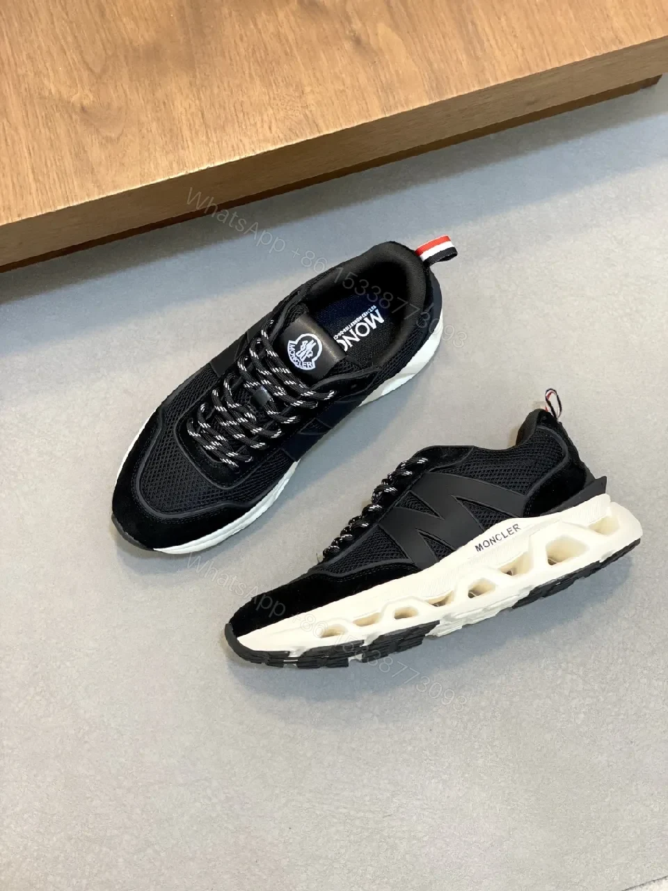 View 5 of Bold Comfort: Moncler-Inspired High-Top Sneakers