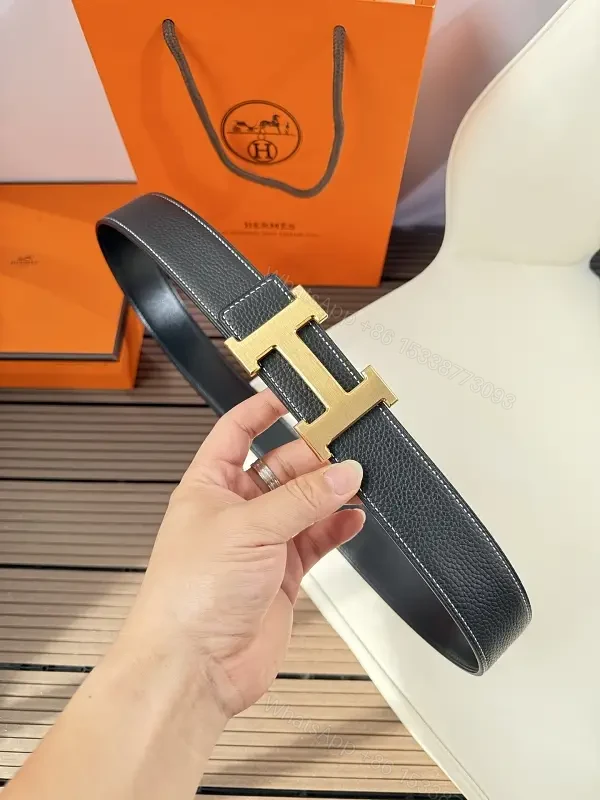 Textured Leather Belt with Gold Buckle, Sophisticated Everyday Style — view 1