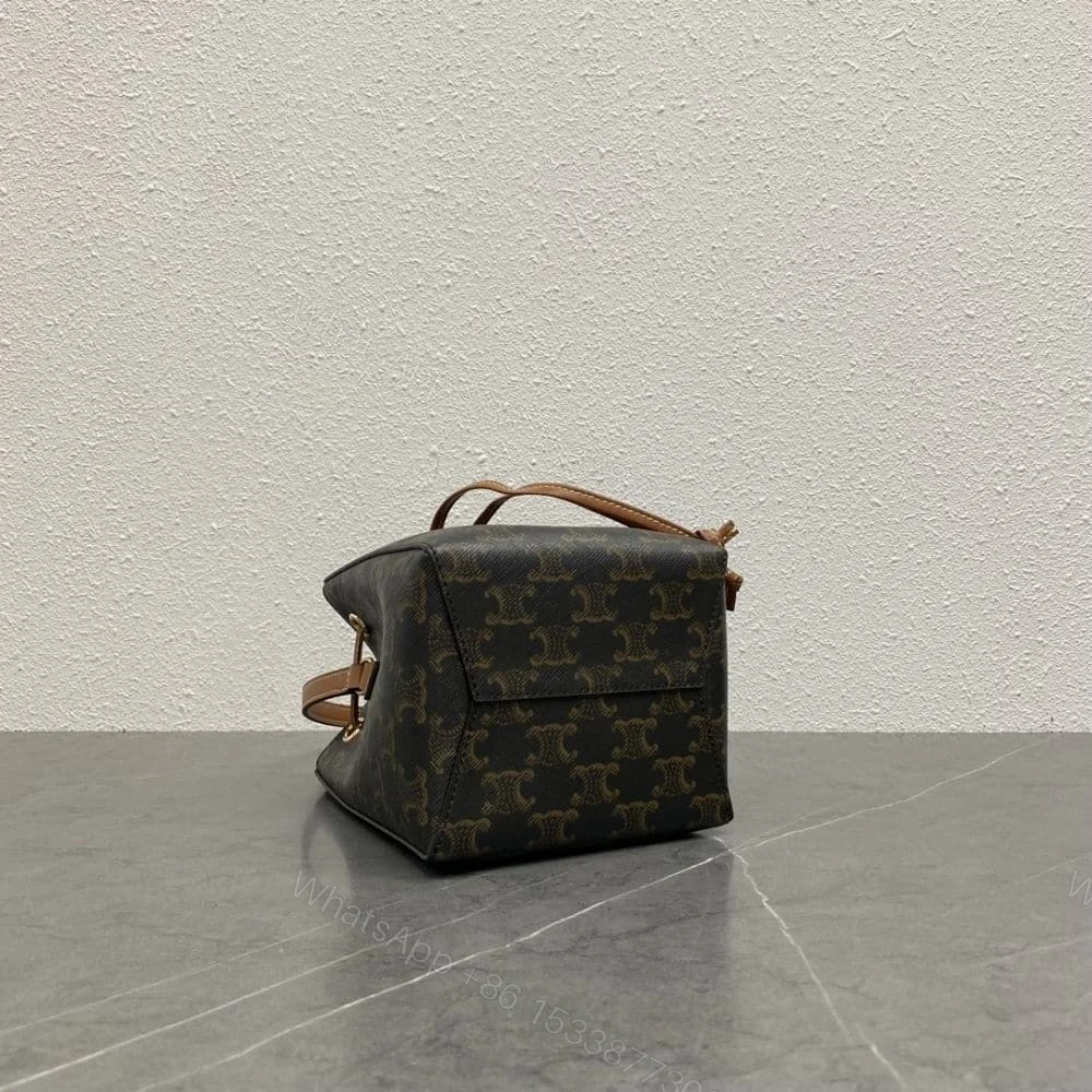 View 5 of CELINE MICRO SAILOR IN TRIOMPHE CANVAS TAN 17CM 10M742GCE 04LU