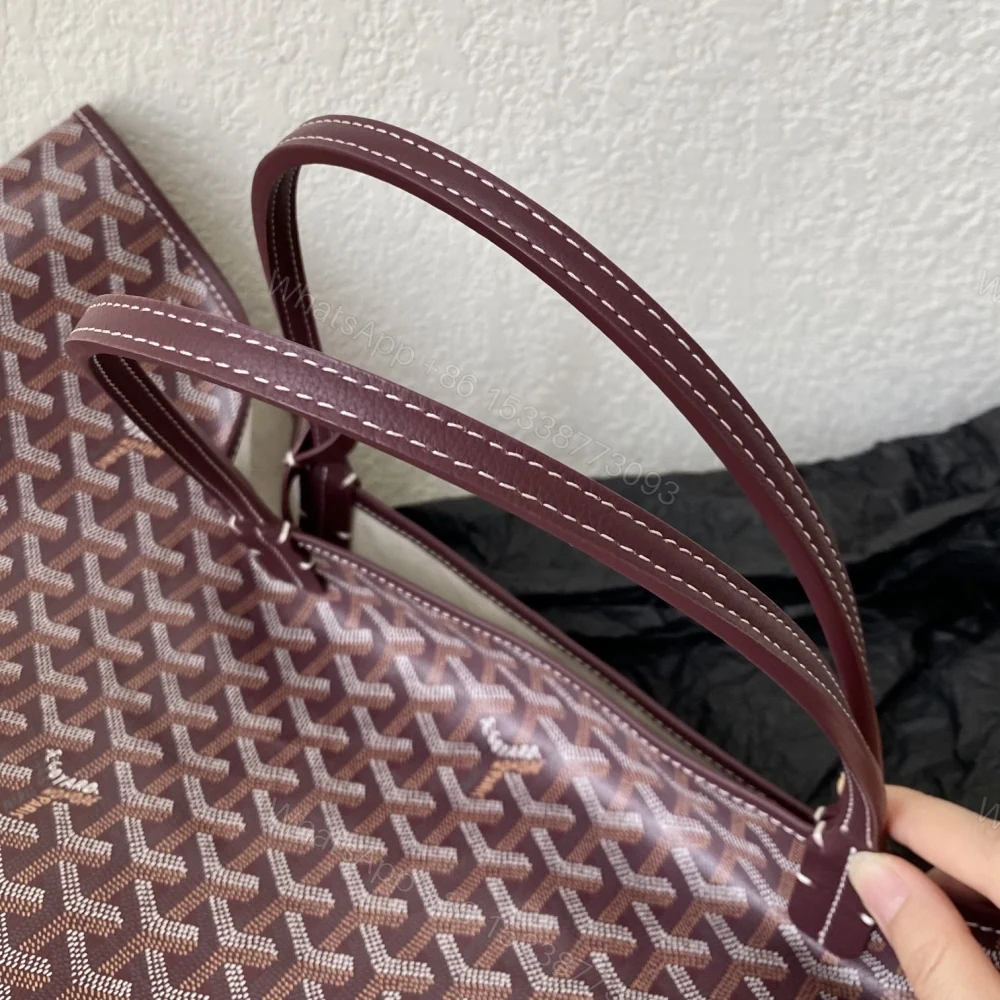 View 5 of 高仿Goyard*STLOUI6滿印Tote媽咪袋朱紅大號免檢版