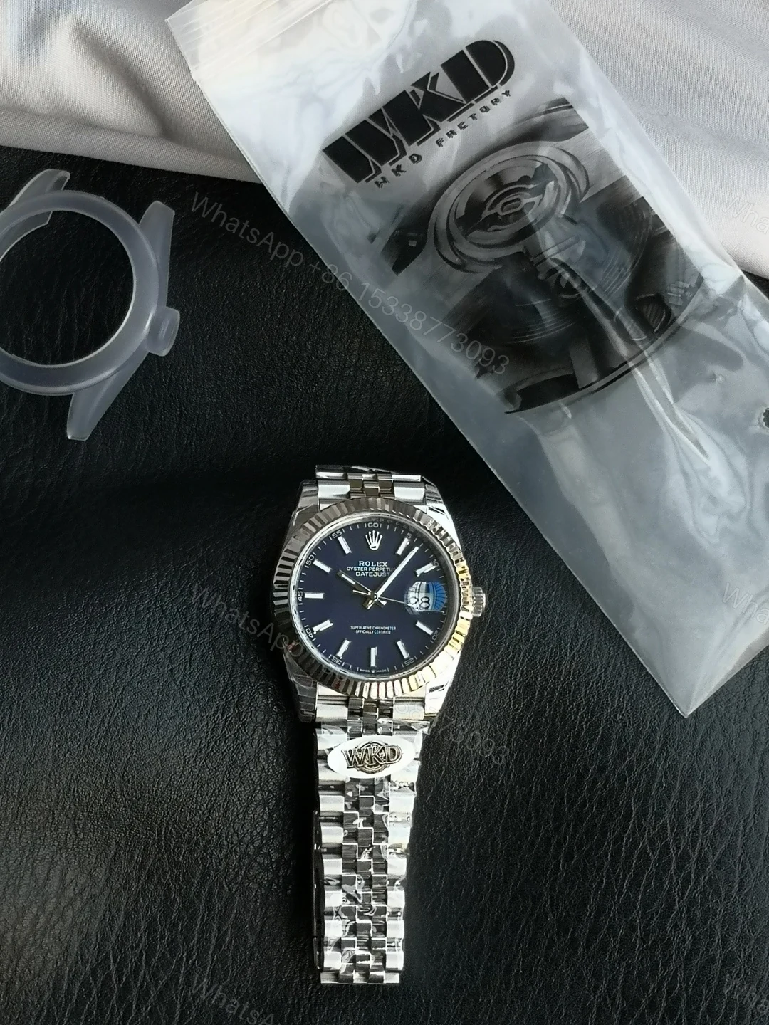 Rolex 原單 男款 Datejust 藍面經典腕錶 商務百搭款 — view 1