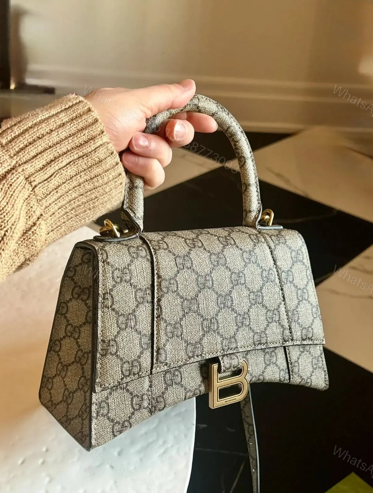 View 6 of FIRST COPY GUCCI BALENCIAGA MONOGRAM 3 PIECE GIFT SET COMBO